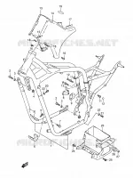 FRAME for Suzuki INTRUDER 800 2001