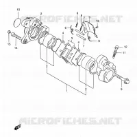FRONT CALIPER for Suzuki INTRUDER 800 2001