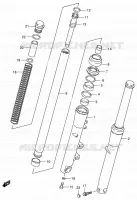 FRONT FORK for Suzuki INTRUDER 800 2001