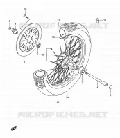 FRONT WHEEL for Suzuki INTRUDER 800 2001