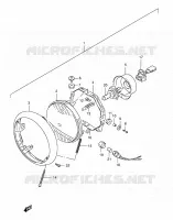 HEAD LAMP for Suzuki INTRUDER 800 2001
