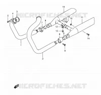 MUFFLER for Suzuki INTRUDER 800 2001
