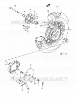 REAR WHEEL for Suzuki INTRUDER 800 2001