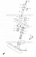 STEERING COLUMN for Suzuki INTRUDER 800 2001