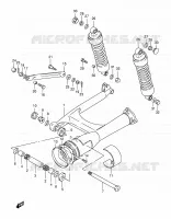 SWINGARM for Suzuki INTRUDER 800 2001