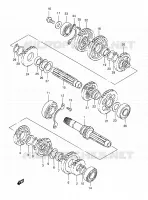 TRANSMISSION for Suzuki INTRUDER 800 2001