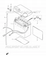 BATTERY for Suzuki INTRUDER 800 2002
