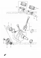 CRANKSHAFT for Suzuki INTRUDER 800 2002