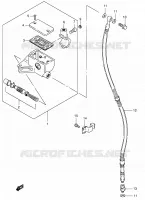 FR. MASTER CYLINDER for Suzuki INTRUDER 800 2002