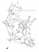 FRAME for Suzuki INTRUDER 800 2002