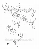 GEAR SHIFTING ASSY for Suzuki INTRUDER 800 2002