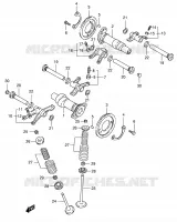CAMSHAFT   VALVES for Suzuki INTRUDER 800 2002