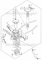 CARBURETOR (REAR) for Suzuki INTRUDER 800 2002