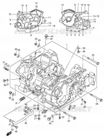 CRACKCASE COVER for Suzuki INTRUDER 800 2002