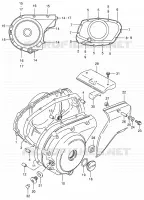 CRACKCASE COVER for Suzuki INTRUDER 800 2002