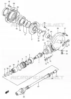 DRIVESHAFT for Suzuki INTRUDER 800 2002