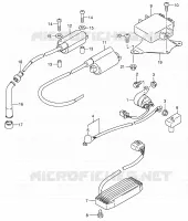 ELCTRICAL (MODELE K1/K2/K3/K4) for Suzuki INTRUDER 800 2002