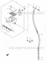 FR. MASTER CYLINDER for Suzuki INTRUDER 800 2002