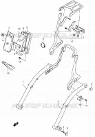 FRAME HANDLE GRIP (MODELE K1/K2/K3/K4) for Suzuki INTRUDER 800 2002