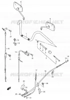 HANDELBAR (MODELE K1/K2/K3/K4) for Suzuki INTRUDER 800 2002