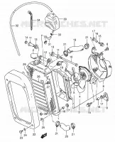 RADIATOR for Suzuki INTRUDER 800 2002