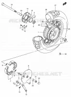 REAR WHEEL for Suzuki INTRUDER 800 2002