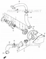WATER PUMP for Suzuki INTRUDER 800 2002