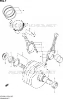 CRANKSHAFT for Suzuki BOULEVARD 1500 2013