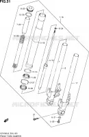 FRONT FORK for Suzuki BOULEVARD 1500 2013