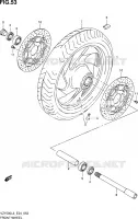 FRONT WHEEL for Suzuki BOULEVARD 1500 2013