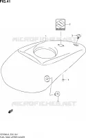 FUEL TANK UPPER COVER for Suzuki BOULEVARD 1500 2013