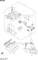 REAR CALIPER for Suzuki BOULEVARD 1500 2013