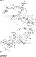 REAR FEDNER for Suzuki BOULEVARD 1500 2013
