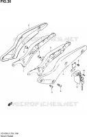 REAR FRAME for Suzuki BOULEVARD 1500 2013