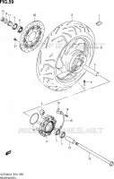 REAR WHEEL for Suzuki BOULEVARD 1500 2013
