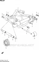 SWINGARM for Suzuki BOULEVARD 1500 2013