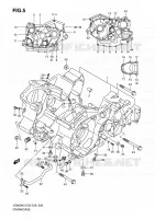 CRACKCASE COVER for Suzuki MARAUDER 800 2009