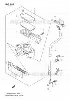 FR. MASTER CYLINDER (MODEL K7/K8/K9) for Suzuki MARAUDER 800 2009
