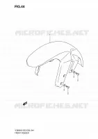 FRONT FENDER for Suzuki MARAUDER 800 2009