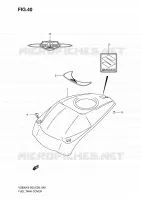 FUEL TANK COVER for Suzuki MARAUDER 800 2009