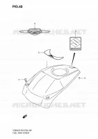 FUEL TANK COVER for Suzuki MARAUDER 800 2009