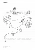 FUEL TANK (MODEL K7/K8) for Suzuki MARAUDER 800 2009