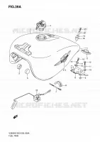 FUEL TANK (MODEL K7/K8) for Suzuki MARAUDER 800 2009
