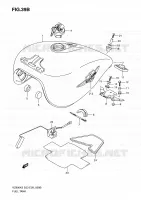 FUEL TANK (MODEL K9) for Suzuki MARAUDER 800 2009