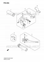 GRIPS & LEVERS (MODEL K7/K8/K9) for Suzuki MARAUDER 800 2009
