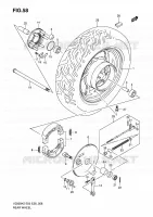 REAR WHEEL for Suzuki MARAUDER 800 2009