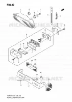 TAIL LIGHT ASSY for Suzuki MARAUDER 800 2009