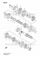 TRANSMISSION for Suzuki MARAUDER 800 2009