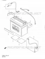BATTERY for Suzuki MARAUDER 800 2011