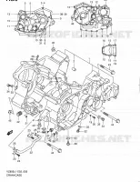 CRACKCASE COVER for Suzuki MARAUDER 800 2011